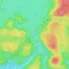 Mapa topográfico Baie Newton, altitud, relieve