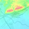 Mapa topográfico Boconoíto, altitud, relieve