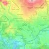 Mapa topográfico Venustiano Carranza, altitud, relieve