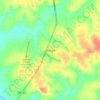 Mapa topográfico Matupá, altitud, relieve
