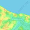 Mapa topográfico Parque Deodato Martins, altitud, relieve