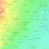 Mapa topográfico Baki, altitud, relieve