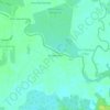 Mapa topográfico Chiriquí Viejo, altitud, relieve