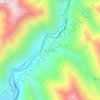 Mapa topográfico Huamboy, altitud, relieve