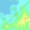 Mapa topográfico Totumo, altitud, relieve