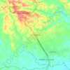 Mapa topográfico El Tropical, altitud, relieve