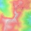 Mapa topográfico Μύτικας, altitud, relieve