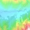 Mapa topográfico Chupallar Alto, altitud, relieve