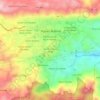 Mapa topográfico Sector Camino Verde, altitud, relieve