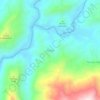 Mapa topográfico Rante, altitud, relieve