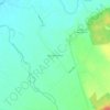 Mapa topográfico Bajos de Huenutil, altitud, relieve