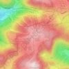 Mapa topográfico Grafenmatt, altitud, relieve