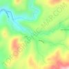 Mapa topográfico Cascada Las Buitreras, altitud, relieve