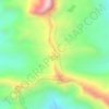 Mapa topográfico Winikunka, altitud, relieve