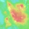 Mapa topográfico Kontuvuori, altitud, relieve