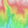 Mapa topográfico Pisão, altitud, relieve