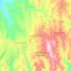 Mapa topográfico Guadalupe Xonoxtle, altitud, relieve