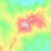 Mapa topográfico Cerro Peñasquín, altitud, relieve