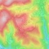 Mapa topográfico Blasiwald-Althütte, altitud, relieve
