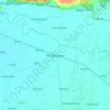 Mapa topográfico Penawangan, altitud, relieve