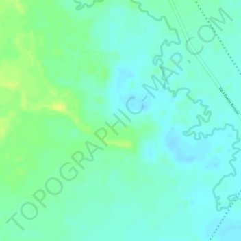 Mapa topográfico Rinconhondo, altitud, relieve