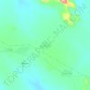 Mapa topográfico Quizanga, altitud, relieve