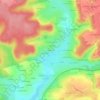 Mapa topográfico La Blosserie, altitud, relieve