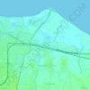 Mapa topográfico Dampyak, altitud, relieve