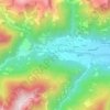 Mapa topográfico Abses, altitud, relieve