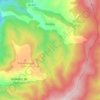 Mapa topográfico Pinillos, altitud, relieve