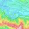 Mapa topográfico Sondica, altitud, relieve
