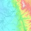 Mapa topográfico La Esperanza, altitud, relieve