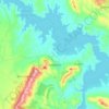 Mapa topográfico Peñalsordo, altitud, relieve