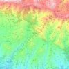 Mapa topográfico Cómpeta, altitud, relieve