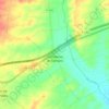 Mapa topográfico San Mamés de Campos, altitud, relieve