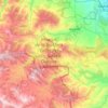 Mapa topográfico Río Cidacos, altitud, relieve