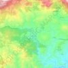 Mapa topográfico Riogordo, altitud, relieve