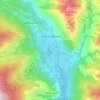 Mapa topográfico Esterri d'Àneu, altitud, relieve