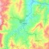 Mapa topográfico Villeta, altitud, relieve