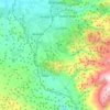 Mapa topográfico Dílar, altitud, relieve