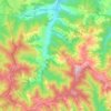 Mapa topográfico Ezcaray, altitud, relieve
