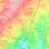 Mapa topográfico Illescas, altitud, relieve