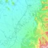 Mapa topográfico Longaví, altitud, relieve