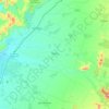 Mapa topográfico Pelarco, altitud, relieve