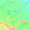 Mapa topográfico Cajazeiras, altitud, relieve