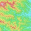 Mapa topográfico 檜原村, altitud, relieve