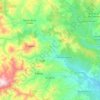 Mapa topográfico Almáchar, altitud, relieve