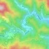 Mapa topográfico 北秋川, altitud, relieve