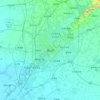 Mapa topográfico 唐山市, relieve, altitud