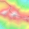 Mapa topográfico Gasherbrum II, relieve, altitud